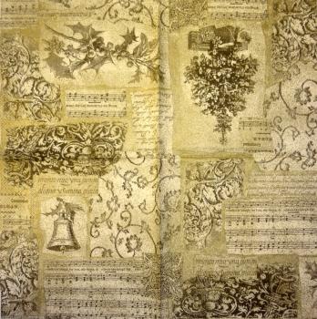 034 Christmas Flowers - 3-ply (gold) - Ihr